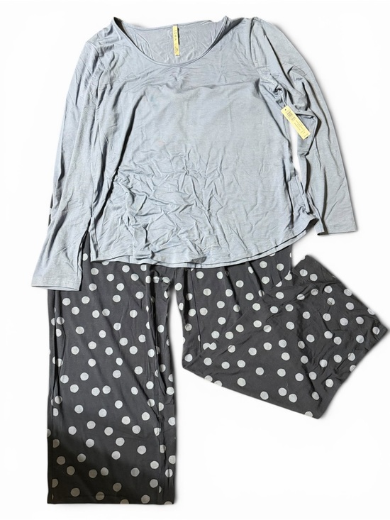 Soma Other - Soma Dark/Light Blue Long-Sleeve Top & Polka Dot Pajama Pants